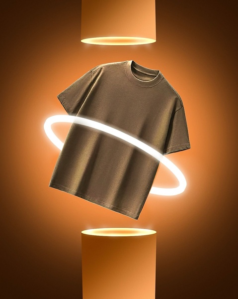 t-shirt, cotton t-shirt, crew neck shirt, plain t-shirt, short sleeve shirt, new arrival, minimalist, bold, brown, neutral