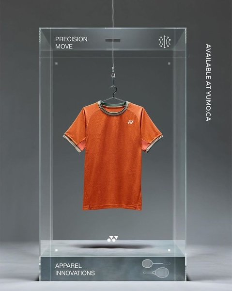 athletic shirt, performance t-shirt, sports jersey, training top, activewear shirt, new arrival, brand awareness, minimalist, editorial, calm, trustworthy, neutral, orange