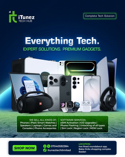smartphones, laptops, smart watches, wireless headphones, tablet computers, bluetooth speakers, phone accessories, brand awareness, product launch, modern typography, minimalist, bold, energetic, blue, green, black
