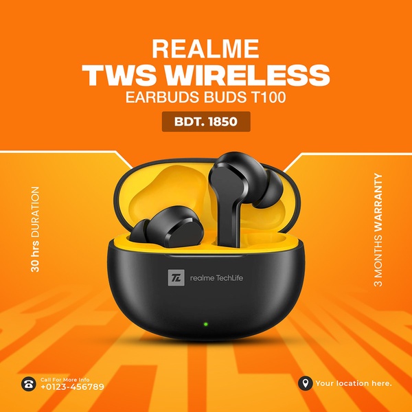 Realme Buds T100 Feature Highlight