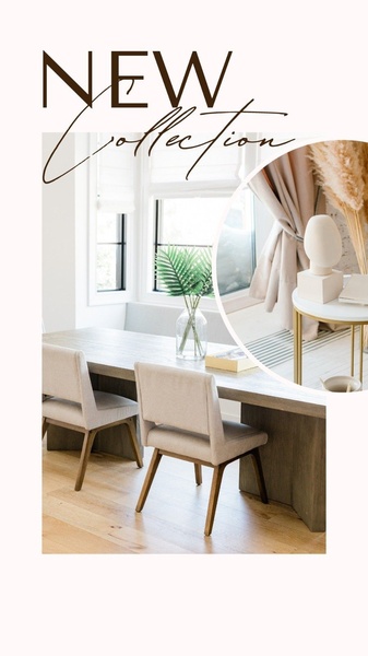 A high-quality lifestyle shot featuring a wooden dining table and chairs, utilizing soft, natural lighting to convey a premium home aesthetic.