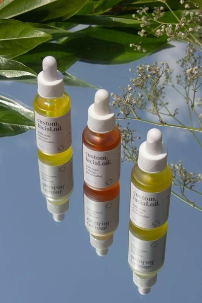 facial oil, face serum, skincare oil, face oil, skincare serum, new arrival, brand awareness, minimalist, editorial, calm, fresh, neutral, yellow, green