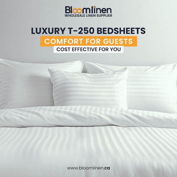 Luxury T-250 Bedsheets Ad