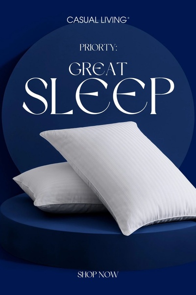Minimalist Pillow Benefit Ad