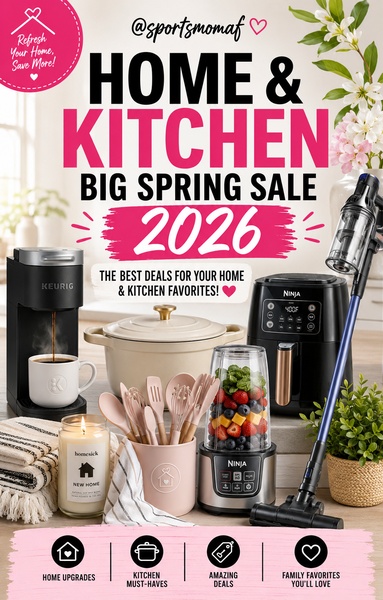 A high-conversion sales ad featuring a grid of premium kitchen appliances, styled as a seasonal promotion to drive high purchase intent.