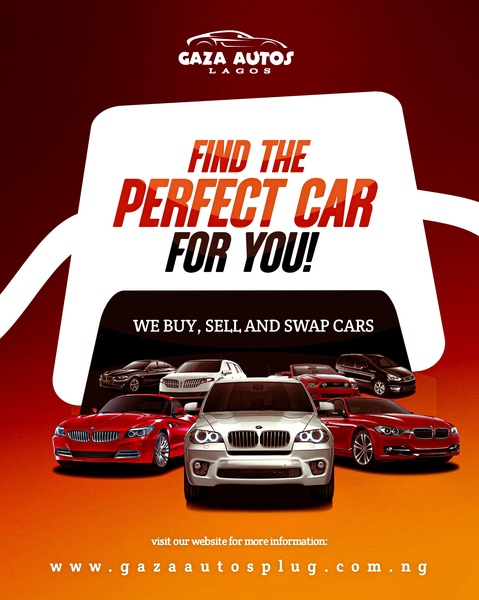 A clean, high-contrast ad featuring a primary offer statement centered above a collage of available car models.
