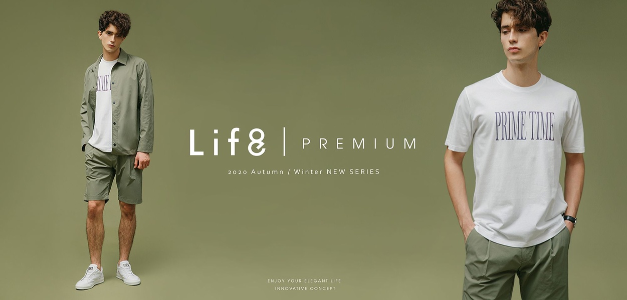 casual outfit set, matching clothing set, shirt and shorts set, graphic t-shirt, casual menswear, everyday clothing, new arrival, product launch, editorial, minimalist, calm, luxurious, green, neutral
