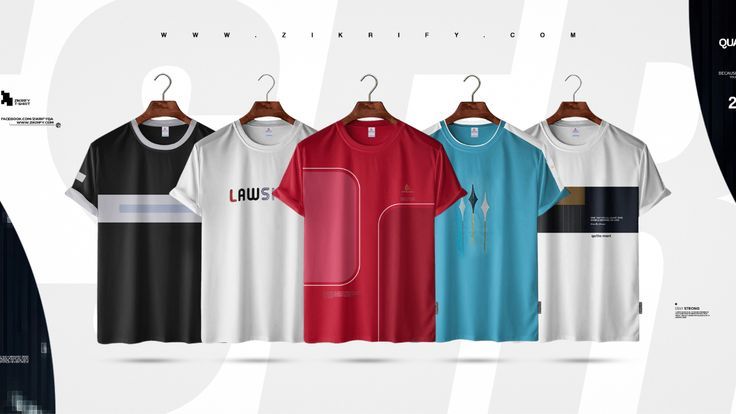 graphic tee, crew neck t-shirt, printed t-shirt, short sleeve shirt, casual t-shirt, designer t-shirt, new arrival, product launch, minimalist, modern typography, bold, fresh, neutral, red, blue