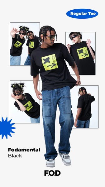 graphic tee, printed t-shirt, oversized t-shirt, crew neck tee, short sleeve shirt, graphic shirt, new arrival, product launch, lifestyle, editorial, bold, energetic, black, blue, green