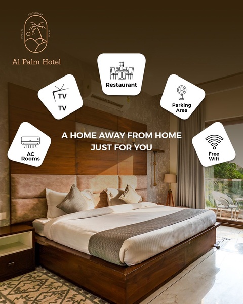 Al Palm Hotel Room Feature Layout