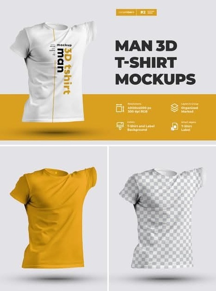 t-shirt mockup, shirt mockup template, clothing mockup, apparel mockup, 3d mockup template, mockup design file, product launch, brand awareness, minimalist, modern typography, bold, fresh, neutral, yellow, orange