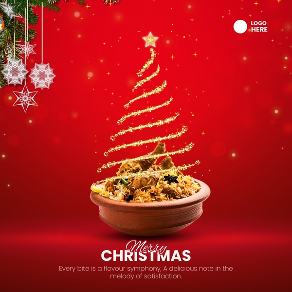Festive Biryani Holiday Greeting