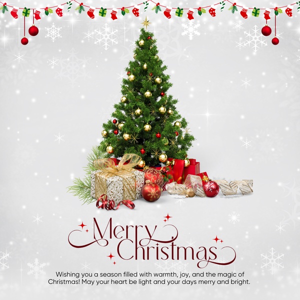 Merry Christmas Seasonal Greeting