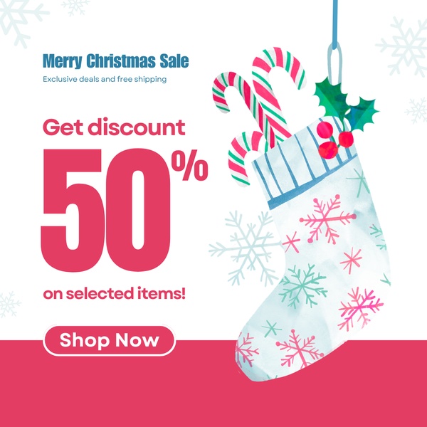 Christmas Stocking Holiday Sale