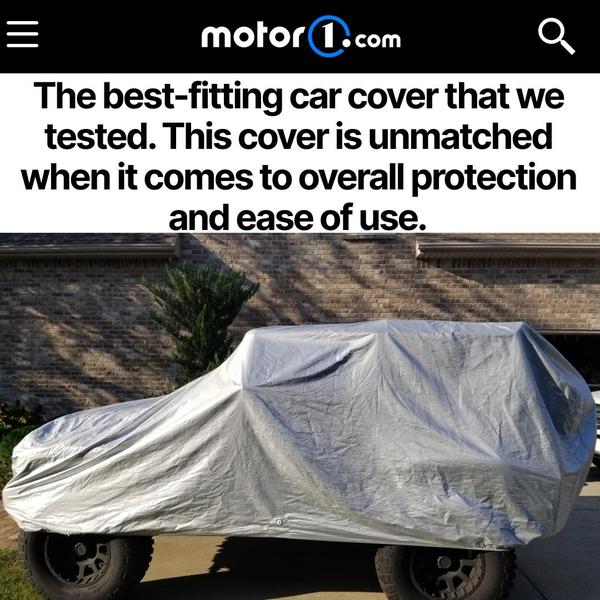 A high-authority editorial headline paired with a clear, real-world product shot demonstrates performance and fit.