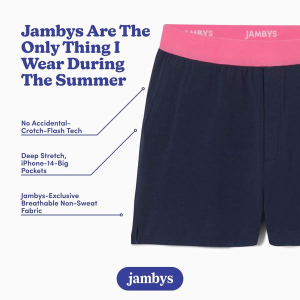 A clean 1:1 square static ad highlighting product-specific utility features for summer loungewear using clear lines and benefit bullet points.