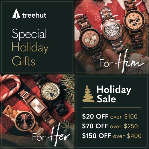 wooden watches, wood watches, watches, timepieces, wrist watches, sale promotion, flat lay, lifestyle, luxurious, warm, red, brown, gold, christmas