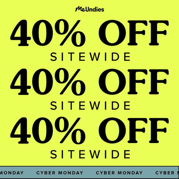 Bold 40% Off Sitewide Offer