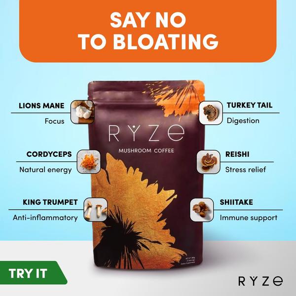 A direct-to-consumer ad featuring a square image that highlights product ingredients and their specific health benefits using a clean infographic layout.