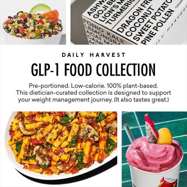 Daily Harvest GLP-1 Food Collection Ad