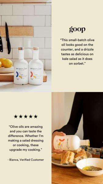 This 9:16 vertical creative combines a trusted press mention with a five-star verified customer testimonial to validate product quality.