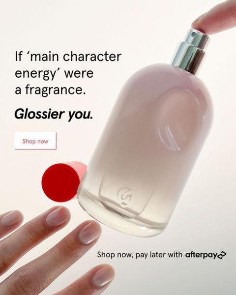 fragrance, perfume, cologne, body spray, scent, eau de parfum, brand awareness, minimalist, playful, warm, neutral, pink, red