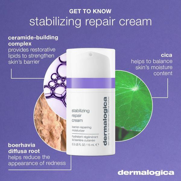face cream, moisturizer, skin cream, repair cream, facial moisturizer, skincare cream, barrier cream, product launch, brand awareness, modern typography, trustworthy, fresh, purple, green