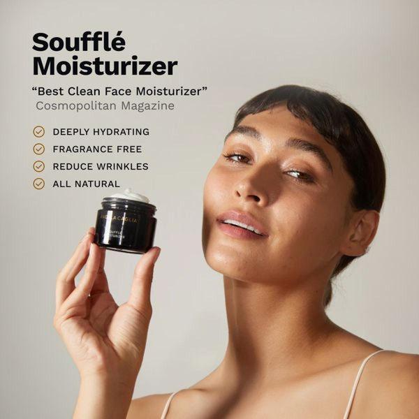 face moisturizer, facial cream, moisturizer, face cream, skincare cream, hydrating cream, social proof, product launch, minimalist, trustworthy, fresh, neutral