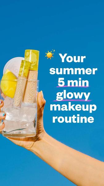 makeup, cosmetics, beauty products, face makeup, makeup routine, beauty routine, product launch, lifestyle, fresh, energetic, blue, yellow, summer sale