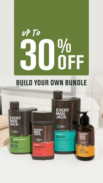 men's grooming, face wash, body wash, grooming set, skincare products, men's skincare, grooming bundle, bundle offer, sale promotion, minimalist, fresh, trustworthy, green, neutral