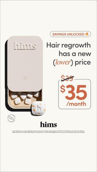 A clean, minimalist 9:16 ad layout featuring a product box and tablets with a strikethrough price and a new lower subscription cost.