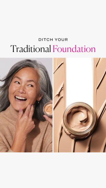 foundation, makeup, cosmetics, face makeup, liquid foundation, product launch, editorial, luxurious, fresh, neutral, pink