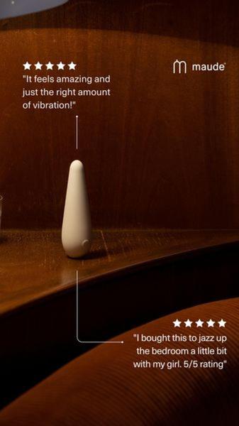 Minimalist Vibrator Social Proof Ad