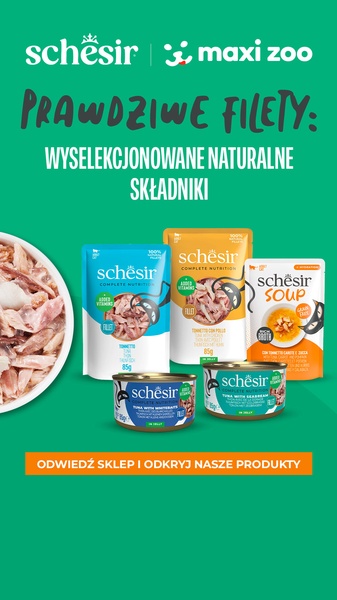 A vertical 9:16 ad featuring a variety of cat food pouches and tins, highlighting natural ingredients with a clean, brand-focused layout.
