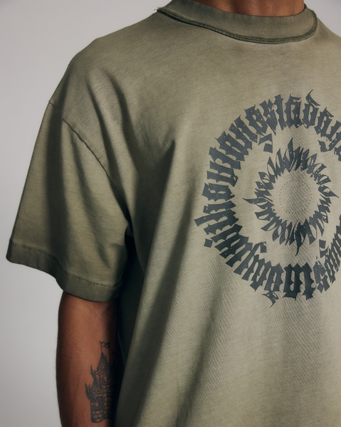 graphic t-shirt, cotton t-shirt, crew neck shirt, short sleeve shirt, printed t-shirt, new arrival, brand awareness, lifestyle, calm, bold, neutral, green