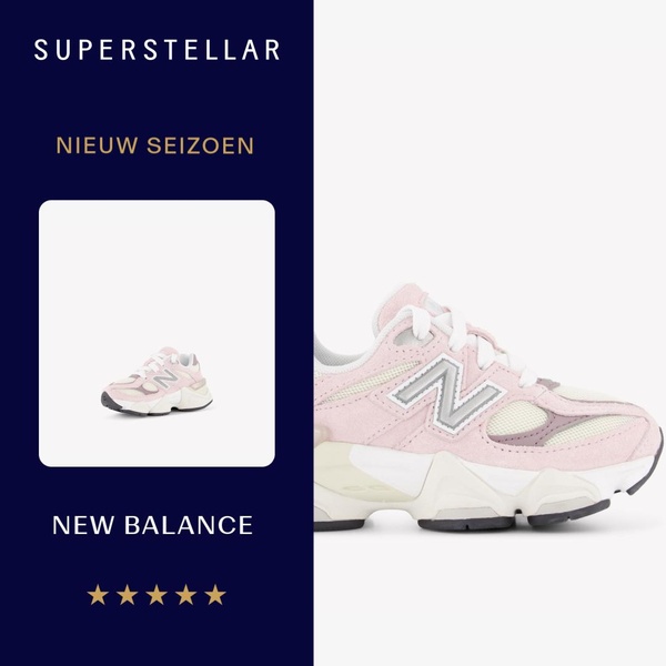 A high-contrast 1:1 square advertisement featuring a single running shoe set against a dual-color navy and off-white background to emphasize the design.