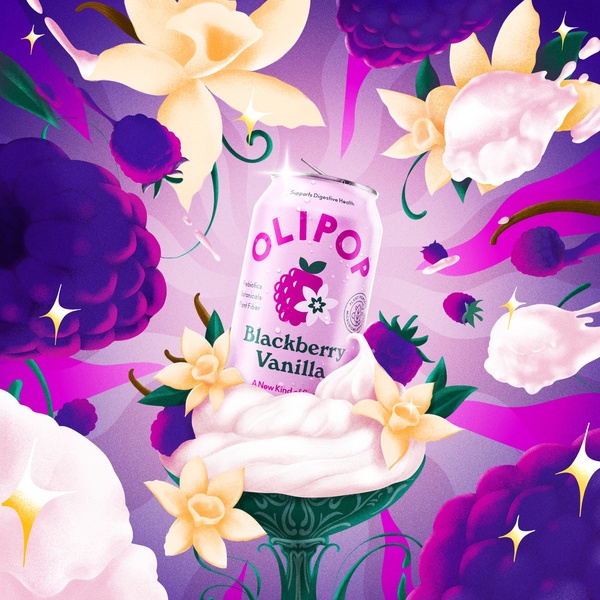 Blackberry Vanilla Illustration