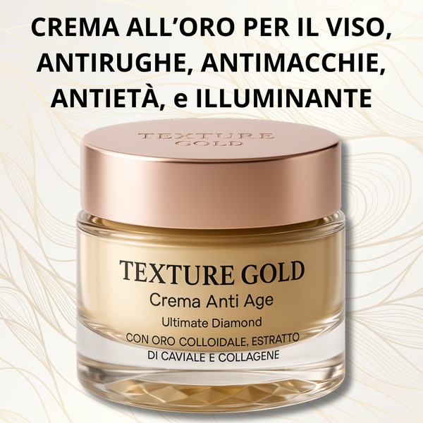 A high-contrast 1:1 creative focusing on luxury skincare benefits using a bold product-centered layout.