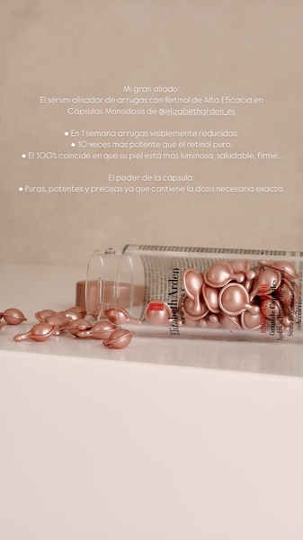 face serum, retinol capsules, skincare capsules, serum capsules, anti wrinkle serum, bestseller push, minimalist, editorial, calm, luxurious, neutral, pink