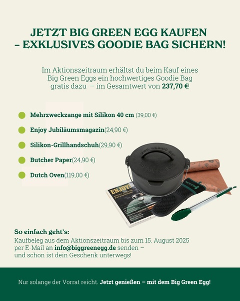 Big Green Egg Bundle Promotion