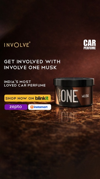 car perfume, car air freshener, musk air freshener, car fragrance, scented car vent, bestseller push, brand awareness, minimalist, luxurious, bold, brown, black