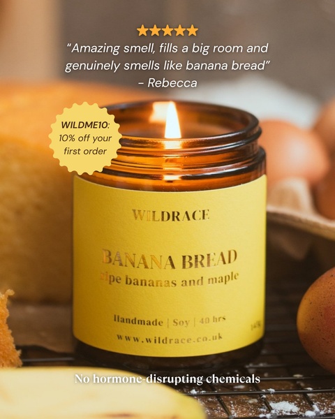 scented candle, soy wax candle, jar candle, aromatic candle, handmade candle, customer review, discount offer, lifestyle, warm, trustworthy, yellow, brown, neutral