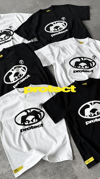 graphic t-shirt, cotton t-shirt, crew neck tee, short sleeve shirt, logo t-shirt, new arrival, bestseller push, flat lay, bold, fresh, neutral, black, yellow