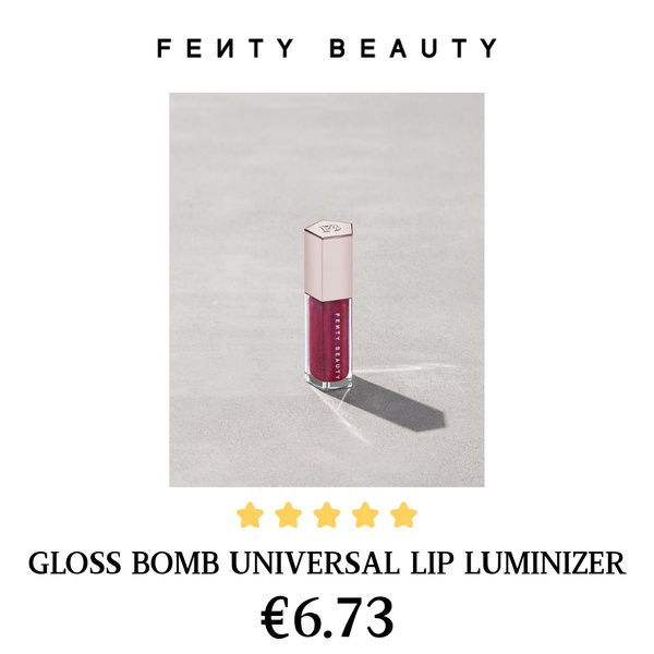 lip gloss, lip luminizer, lip shine, makeup, cosmetics, discount offer, bestseller push, minimalist, trustworthy, calm, neutral