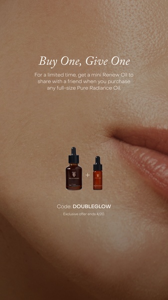 face oil, facial serum, skincare oil, beauty serum, radiance oil, discount offer, bundle offer, minimalist, lifestyle, luxurious, calm, neutral, brown