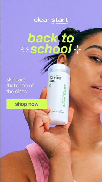 face wash, facial cleanser, foaming wash, skincare, cleansing wash, new arrival, brand awareness, lifestyle, energetic, playful, purple, yellow, back to school