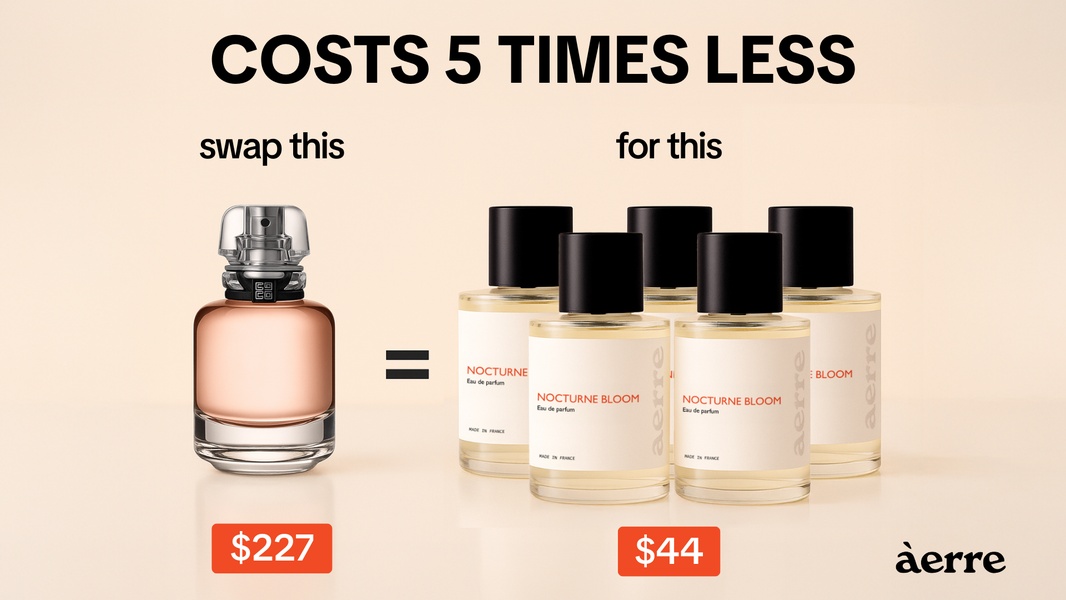 perfume, eau de parfum, fragrance, scent, cologne, comparison, discount offer, minimalist, bold, trustworthy, neutral