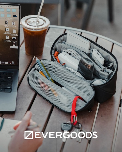 Evergoods Tech Organizer Flat Lay
