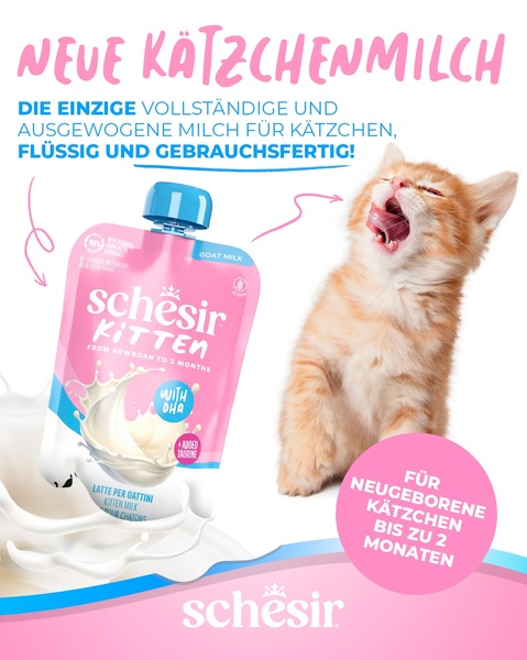 Schesir Kitten Milk Ad