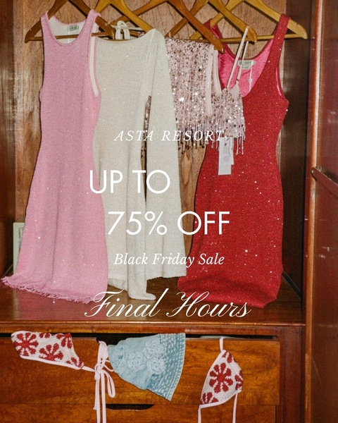 A high-urgency aesthetic product display featuring a seasonal dress collection, focused on a limited-time offer.